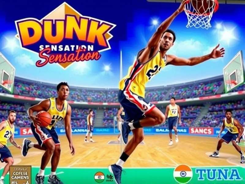 Dunk Sensation India Game Cover Dunk Sensation India Game Cover